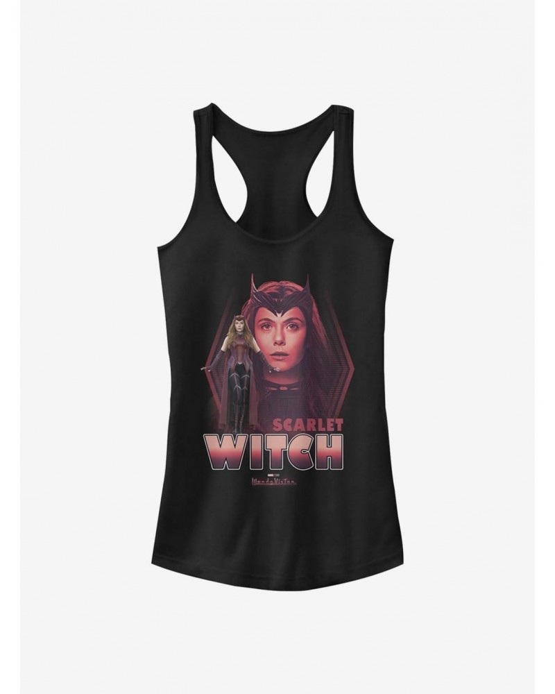 Exclusive Marvel WandaVision The Scarlet Witch Wanda Girls Tank $8.17 Tanks