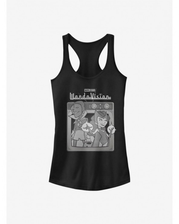 High Quality Marvel WandaVision Vintage TV Girls Tank $8.57 Tanks