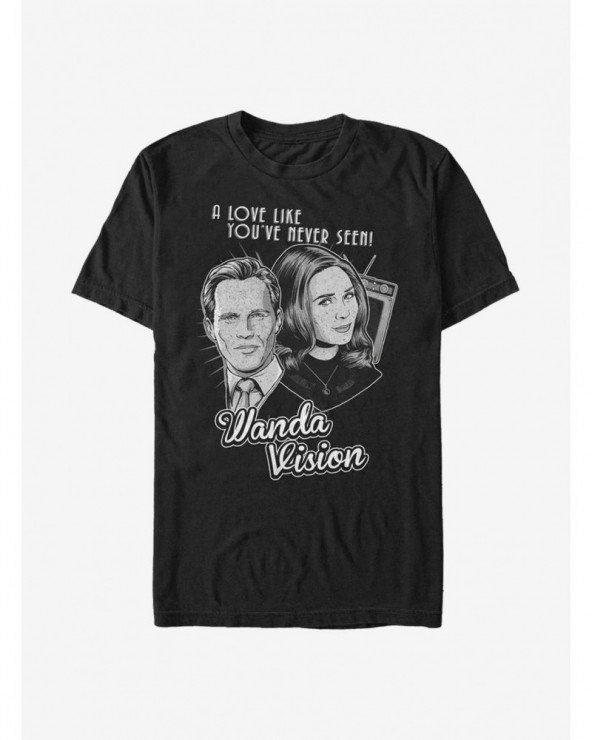 Exclusive Marvel WandaVision Monochrome Wanda T-Shirt $9.56 T-Shirts