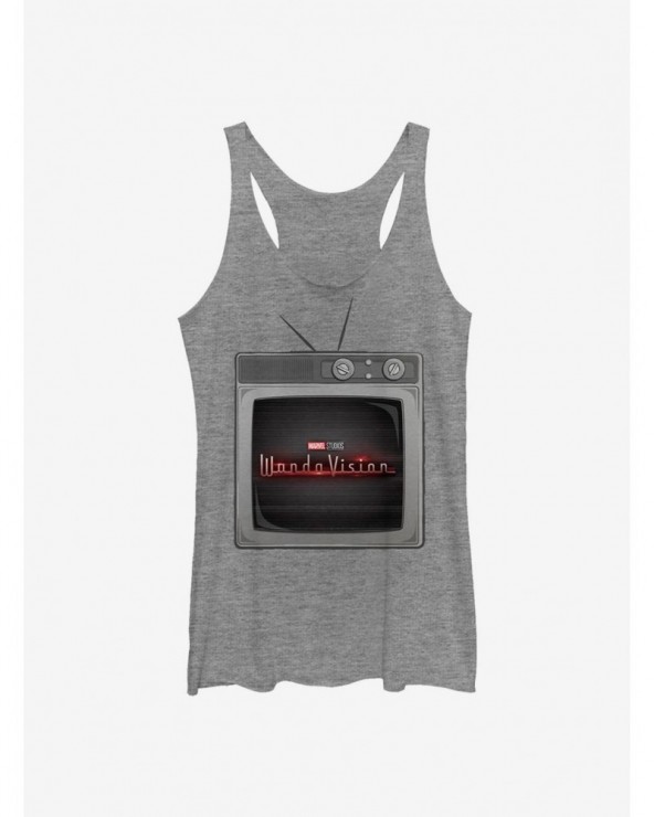 Sale Item Marvel WandaVision Wanda TV Girls Tank $8.70 Tanks