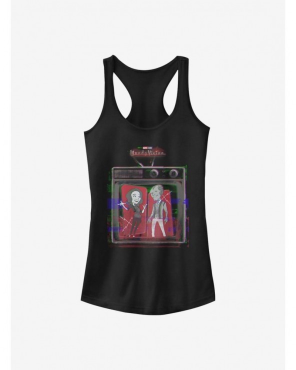 Value Item Marvel WandaVision Retro Television Girls Tank $6.97 Tanks