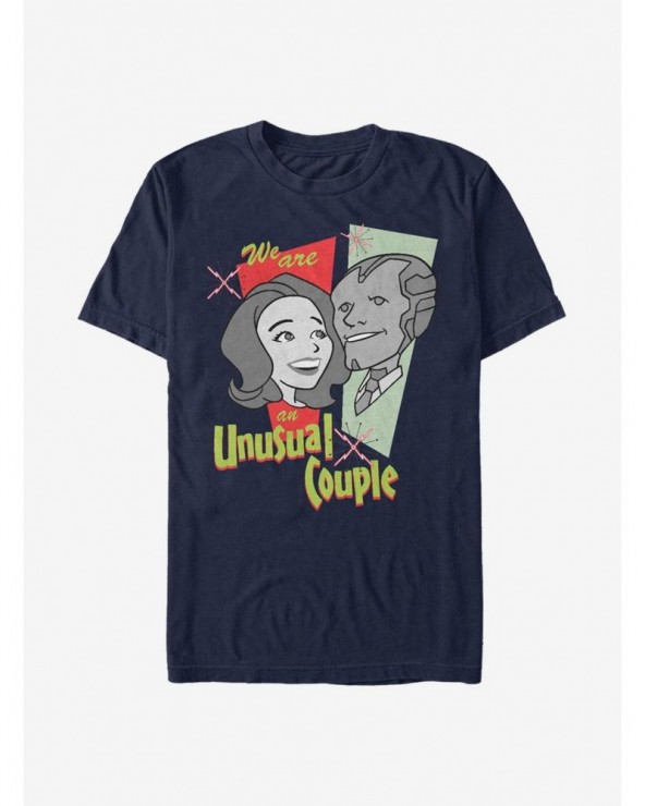 Low Price Marvel WandaVision Unusual Couple T-Shirt $8.37 T-Shirts