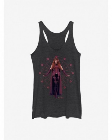 Big Sale Marvel WandaVision The Scarlet Witch Girls Tank $9.12 Tanks