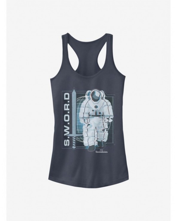 New Arrival Marvel WandaVision S.W.O.R.D Glitch Girls Tank $9.16 Tanks