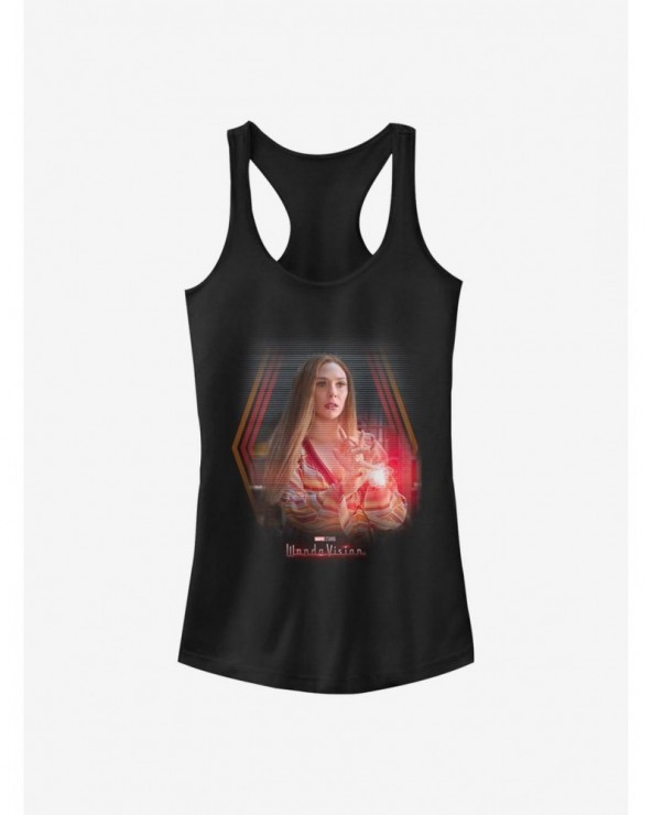 Limited-time Offer Marvel WandaVision Wanda's Powers Girls Tank $7.77 Tanks