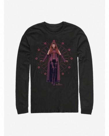 Bestselling Marvel WandaVision Scarlet Witch Long-Sleeve T-Shirt $13.16 T-Shirts