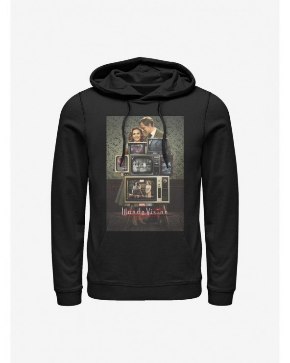 Trendy Marvel WandaVision Poster Through The Years Hoodie $12.21 Hoodies