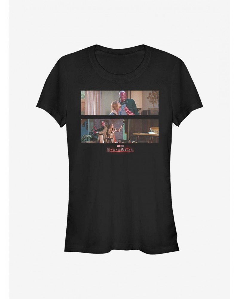 Low Price Marvel WandaVision The Couple Girls T-Shirt $10.71 T-Shirts