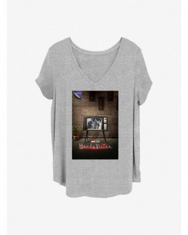 Limited-time Offer Marvel WandaVision 50's Poster Girls T-Shirt Plus Size $7.86 T-Shirts