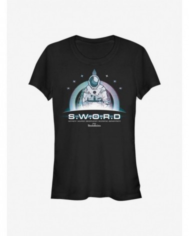 Trendy Marvel WandaVision S.W.O.R.D Mission Girls T-Shirt $8.72 T-Shirts