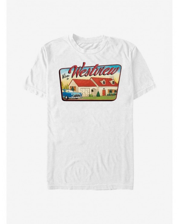 Exclusive Marvel WandaVision Westview Welcome T-Shirt $9.32 T-Shirts