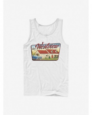 Hot Sale Marvel WandaVision Westview Welcome Tank $9.76 Tanks