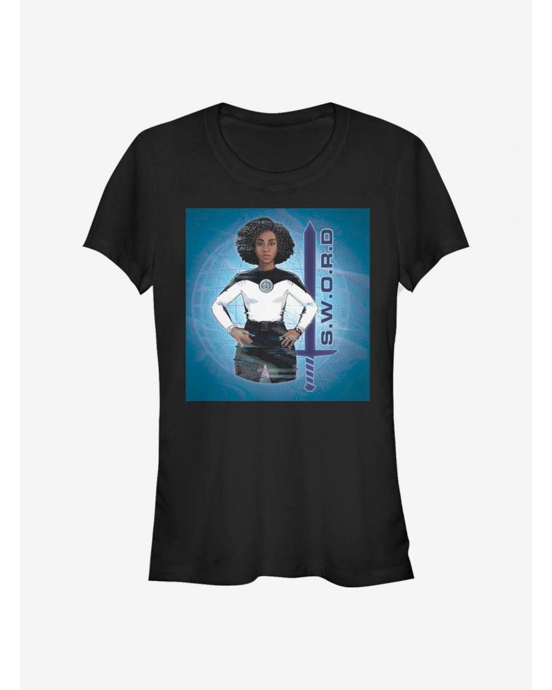 Limited-time Offer Marvel WandaVision S.W.O.R.D Girls T-Shirt $9.21 T-Shirts