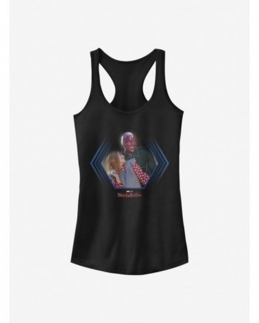 Fashion Marvel WandaVision Westview Couple Girls Tank $7.57 Tanks