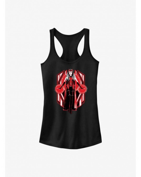 Discount Marvel WandaVision Scarlet Witch Girls Tank $8.57 Tanks