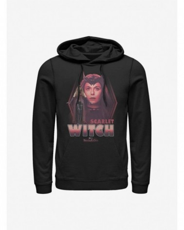 Absolute Discount Marvel WandaVision Scarlet Witch Wanda Hoodie $12.93 Hoodies