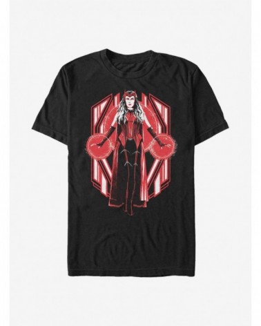 Festival Price Marvel WandaVision Scarlet Witch T-Shirt $10.28 T-Shirts