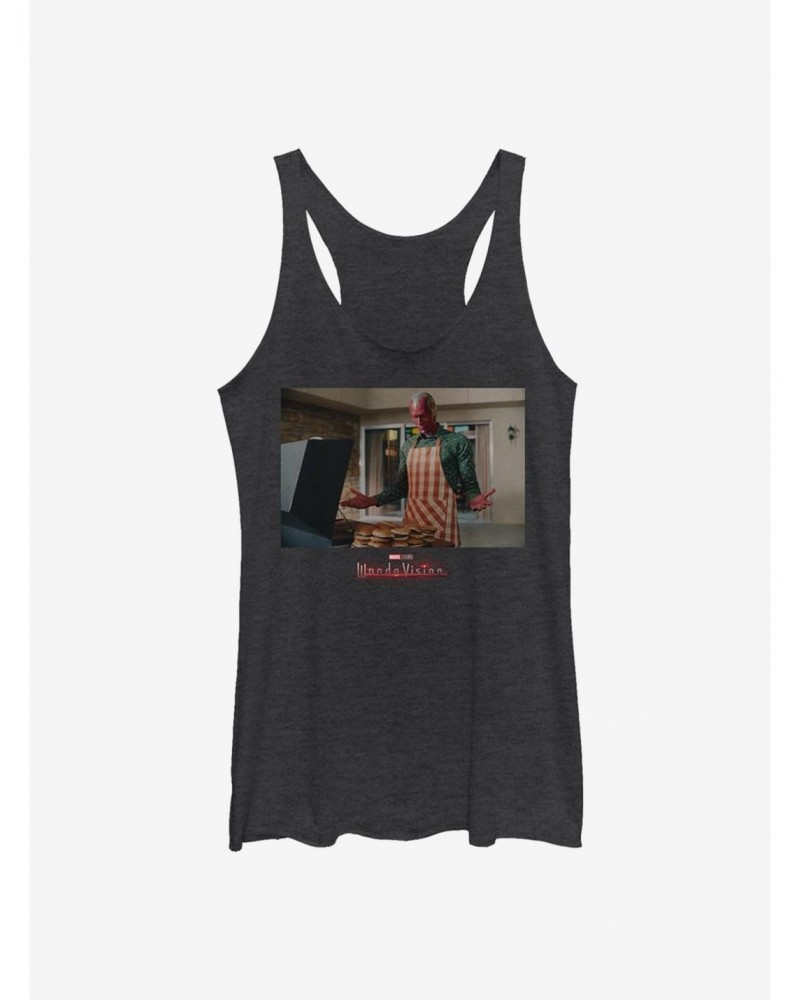 Hot Sale Marvel WandaVision Vision BBQ Scene Girls Tank $8.91 Tanks