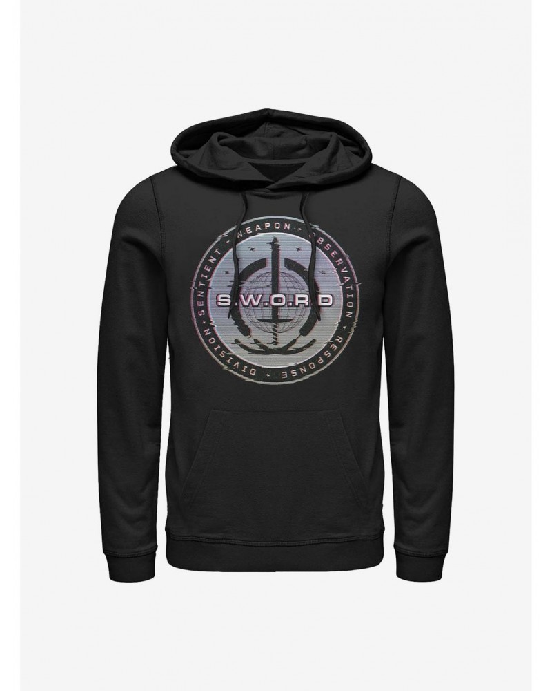 Trendy Marvel WandaVision S.W.O.R.D Digital Logo Hoodie $12.57 Hoodies