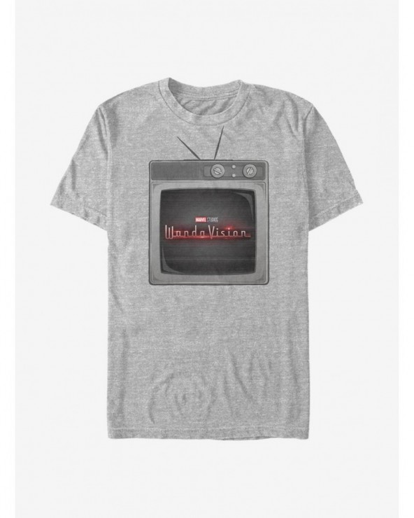 Big Sale Marvel WandaVision Wanda T.V. T-Shirt $7.41 T-Shirts