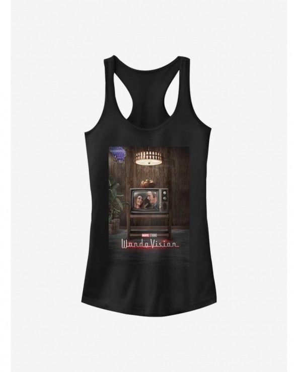 Limited Time Special Marvel WandaVision Poster 70's Girls Tank $7.17 Tanks