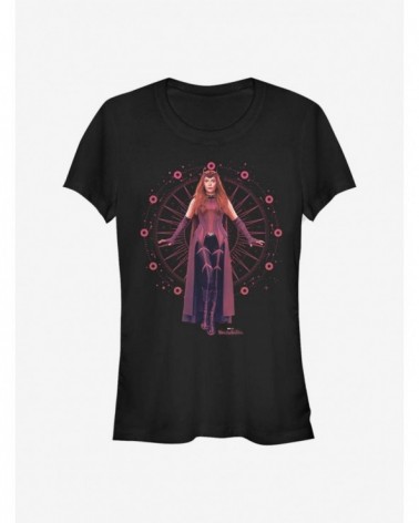 Best Deal Marvel WandaVision The Scarlet Witch Wanda Girls T-Shirt $8.72 T-Shirts