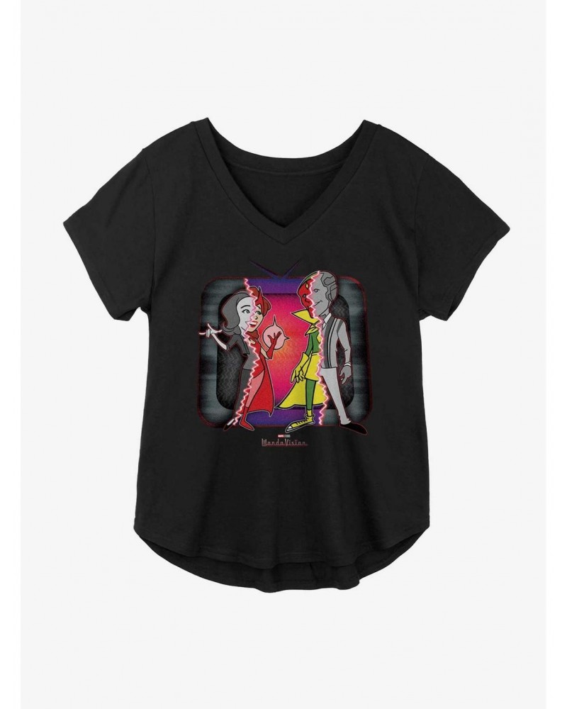 Value Item Marvel WandaVision Secrets Girls Plus Size T-Shirt $9.48 T-Shirts