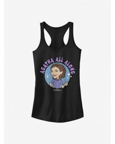 Trendy Marvel WandaVision Agatha All Along Frame Girls Tank $6.77 Tanks