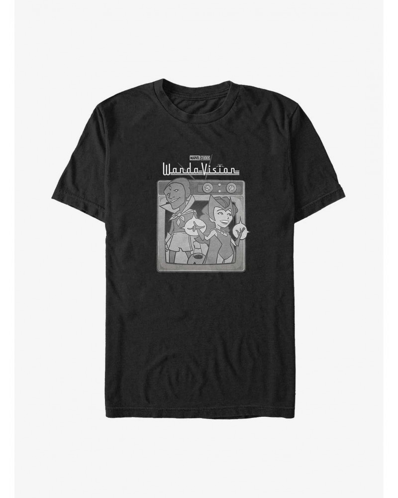 Festival Price Marvel WandaVision Vintage TV Big & Tall T-Shirt $8.13 T-Shirts