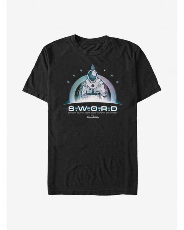 Hot Selling Marvel WandaVision S.W.O.R.D Mission T-Shirt $11.71 T-Shirts