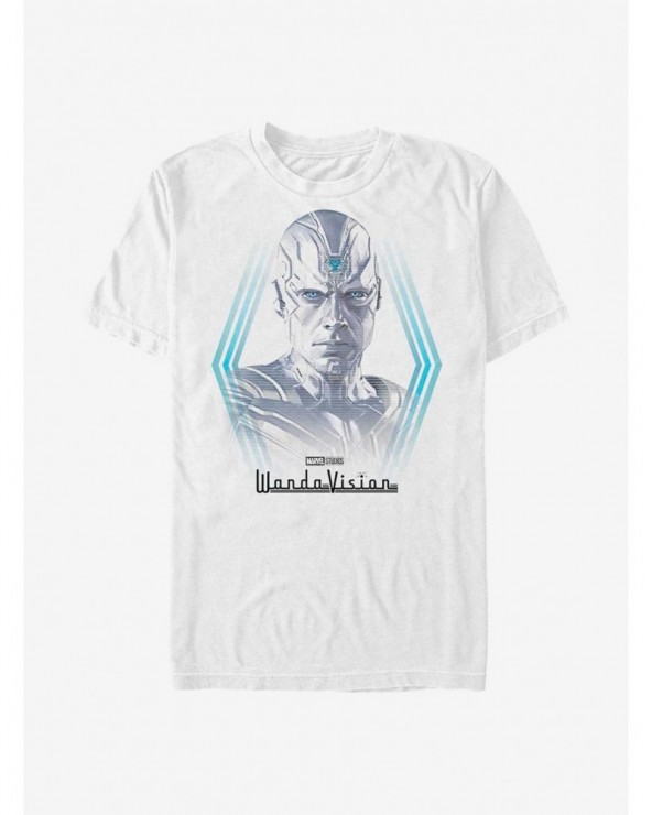 Pre-sale Marvel WandaVision Vision Online T-Shirt $9.08 T-Shirts